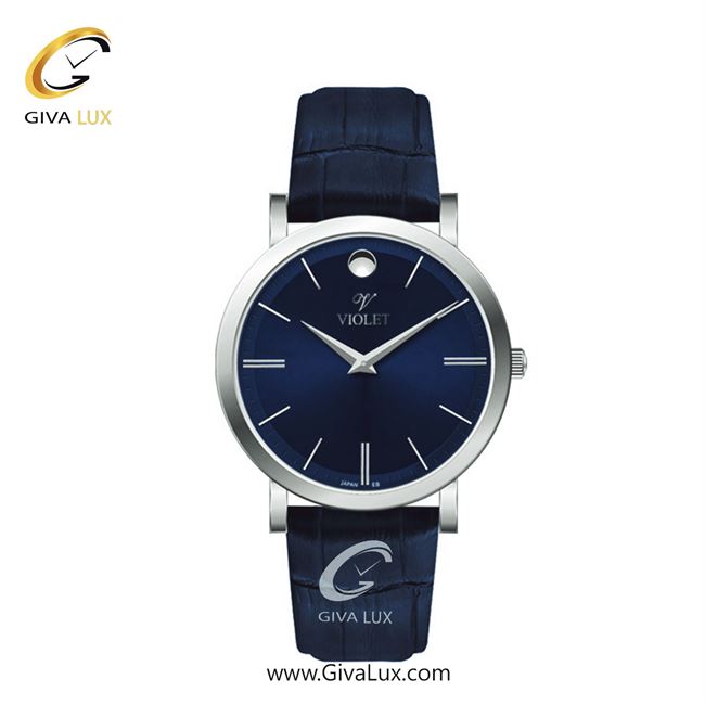 ساعت مچی اورجینال زنانه ویولت VIOLET نقره ای | سرمه ای| سرمه ای| کد رفرنس 0631